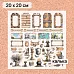 Калька 20х20 см "Лукоморье 21", плотность 110 гр/м2 (ScrapMania) Калька 20х20 см "Лукоморье 21", плотность 110 гр/м2 (ScrapMania)