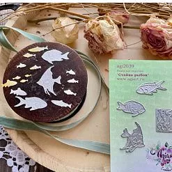 Нож "Стайка рыбок", 3,9х3 см (AgiArt) Нож "Стайка рыбок", 3,9х3 см (AgiArt)