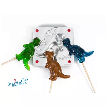 Форма для создания леденца "Динозаврик" (Леденцовая фабрика)