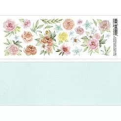 Лист с картинками 10х30 см "Цветочные композиции 2" (ScrapMania)