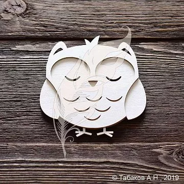 Заготовка для тиснения "Совенок" (ArtLines) Заготовка для тиснения "Совенок" (ArtLines)