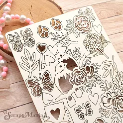 Чипборд "Первая любовь" (ScrapMania)