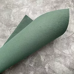 Отрез ткани А4 для цветоделия "Темно-зеленый пепельный" (CraftHouse)