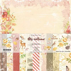 Набор бумаги 30х30 см "My autumn", 11 листов (Summer Studio)