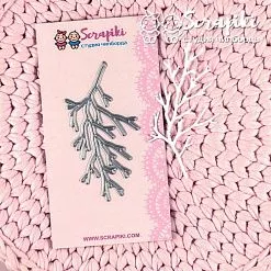 Нож "Ветка", 8,8х4,6 см (Scrapiki) Нож "Ветка", 8,8х4,6 см (Scrapiki)