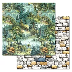 Бумага "Лукоморье. Дремучий лес" (ScrapMania)