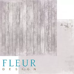 Набор бумаги 15х15 см "Цветы прованса", 24 листа (Fleur-design)