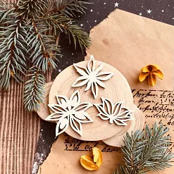 Чипборд "Терпкий аромат бадьяна", 3,8х3,7 см (WoodHome)