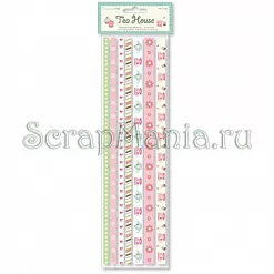 Набор лент текстильных самоклеящихся "Чайный"