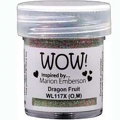 Пудра для эмбоссинга непрозрачная "Dragon Fruit. Драконий фрукт" (WOW)