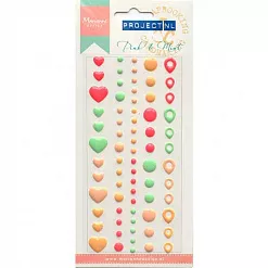 Набор эмалевых капелек "Розовый и мятный" (Marianne design)