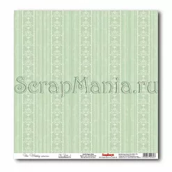Бумага с жемчужным эффектом "Бордюры" (ScrapBerry's)