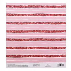 Бумага 20х20 см на клеевой основе "Розовые мечты" (АртУзор)