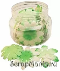 Цветы в банке, зеленые (Irene's Garden)