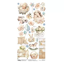 Тканевый лист 13х27 см "Мамино счастье - 3" (Fantasy) Тканевый лист 13х27 см "Мамино счастье - 3" (Fantasy)