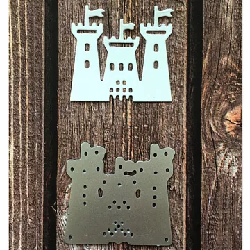 Нож "Крепость", 3,8х3,5 см (Scrapman)