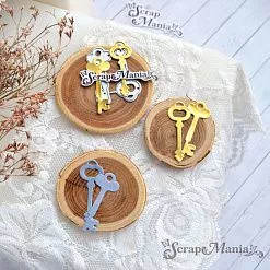 Нож "Ключи", 1,5х3,9 см (ScrapMania)