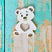 Украшение из чипборда "Мишка" (ScrapКрым)