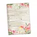 Заготовка для блокнота А5 "Love in Bloom", 10 листов (Piatek13)
