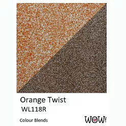 Пудра для эмбоссинга полупрозрачная "Orange Twist. Оранжевый твист" (WOW)