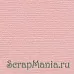 Кардсток Bazzill Basics 30,5х30,5 см однотонный с текстурой холста, цвет желто-розовый