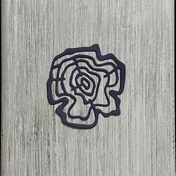 Нож "Спил дерева 2", 5х5 см (ArtScrap)