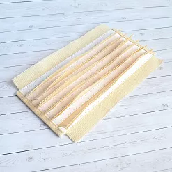 Переплет на 7 разворотов, цвет белый, длина 20 см, шаг 1 см Переплет на 7 разворотов, цвет белый, длина 20 см, шаг 1 см