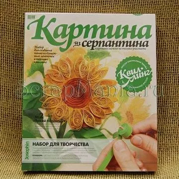 Набор для квиллинга "Яркий подсолнух" (Эотф Маркет, Россия)