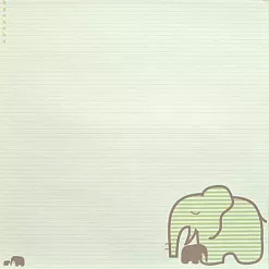 Бумага "Наш малыш. Слониха и слоненок" (Scrap Inspiration)