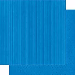 Бумага "Doubledot Stripe. Blueberry" (BoBunny)