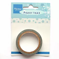 Скотч бумажный "Снежинки" (Marianne design)