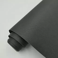 Отрез экокожи 30х69 см "Переплетный. Мелкая кожа. Черный" (Pty Китай)