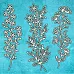 Чипборд "Полевые цветы 3", 4,5х14 см (CraftStory)