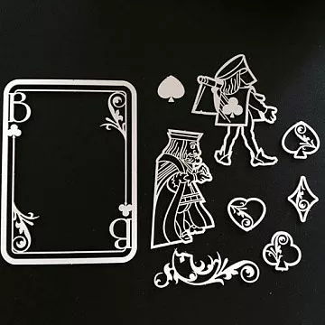 Набор украшений из чибпорда "Крестовый валет" (Fleur-design)