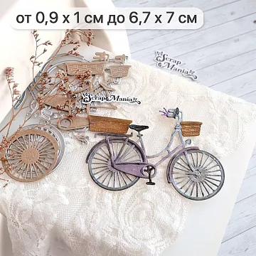 Нож "Палисадник. Велосипед", 6,7х7 см (ScrapMania)