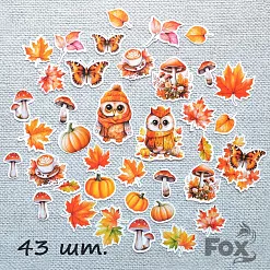 Набор высечек "Autumn life", 43 шт (Fox) Набор высечек "Autumn life", 43 шт (Fox)