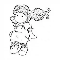 Резиновый штамп "Medieval Tilda. Античная Тильда" (Magnolia)