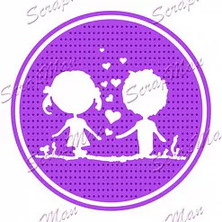 Набор ножей для вырубки и тиснения "Мальчик и девочка" (Scrapman)