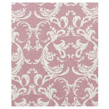 Отрез ткани 50х55 см "Викторианский узор. Темно-розовый" (Peppy)