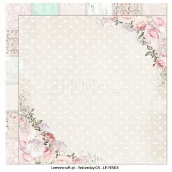 Бумага "Yesterday 03" (Lemon Craft)