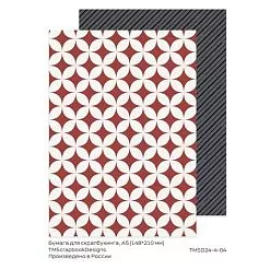 Бумага А5 "Фоновый 1. Красный узор" (ScrapbookDesigns) Бумага А5 "Фоновый 1. Красный узор" (ScrapbookDesigns)