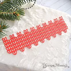 Нож "Вязаный фрагмент", 14,9х4,1 см (ScrapMania)