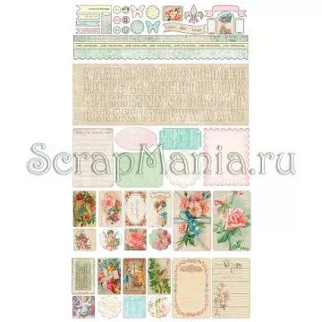 Большой набор наклеек "Это жизнь" (Melissa Frances)