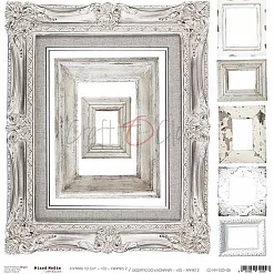 Бумага 30х30 см "Frames 2. Картинки для вырезания" (CraftO'clock) Бумага 30х30 см "Frames 2. Картинки для вырезания" (CraftO'clock)