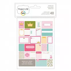 Набор карточек "Princess. Принцесса", 40 шт (American Crafts)