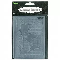 Папка для тиснения А6 "Карта мира" (Darice)