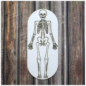 Украшение из чипборда "Скелет" (GoldenHands)
