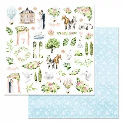 Бумага "Обнимая счастье. Картинки" (ScrapMania)