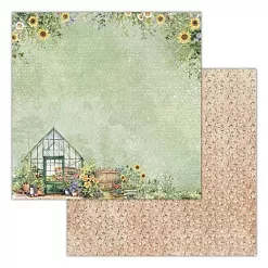 Бумага 30х30 см "Вдали от города 05" (Ромалетта)