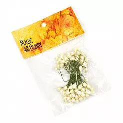 Набор тычинок "Жемчужные. Кремовые", средние (Magic Hobby) Набор тычинок "Жемчужные. Кремовые", средние (Magic Hobby)